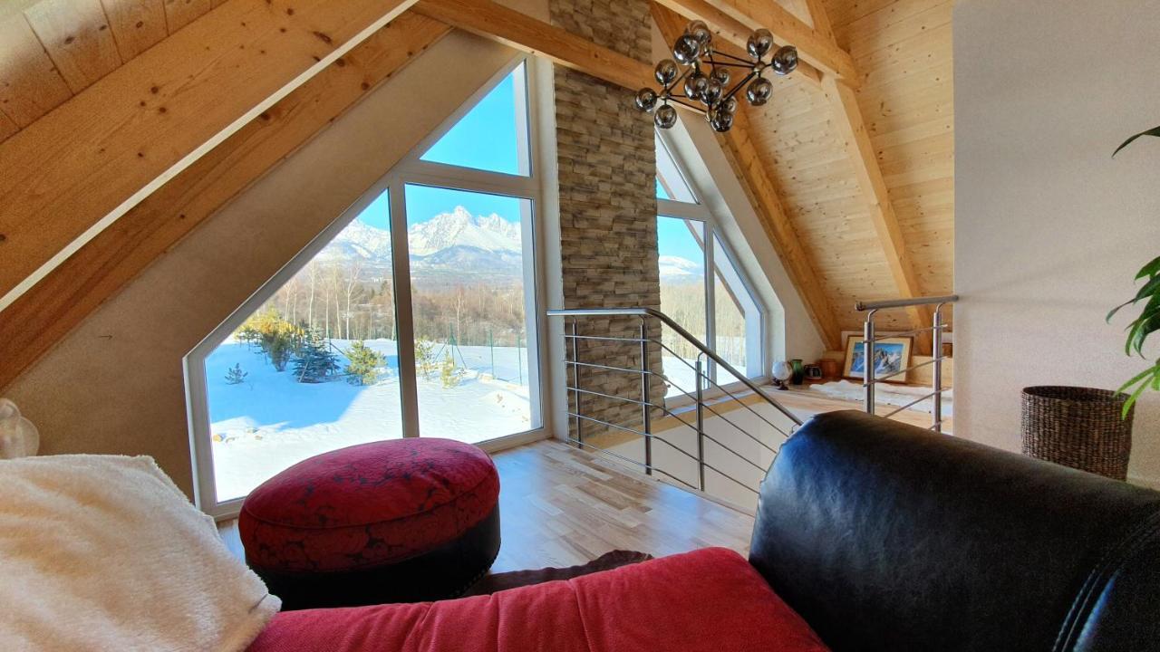 Vila Lesna House With A Garden 2 Minutes From The Center Of The Tatras Nova Lesna Luaran gambar