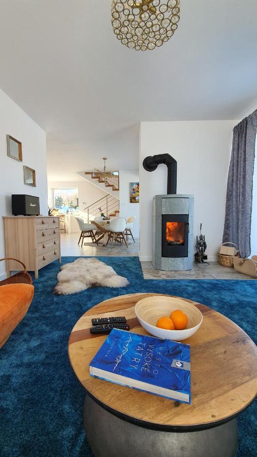 Vila Lesna House With A Garden 2 Minutes From The Center Of The Tatras Nova Lesna Luaran gambar