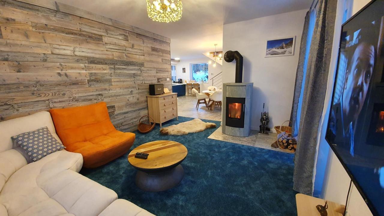 Vila Lesna House With A Garden 2 Minutes From The Center Of The Tatras Nova Lesna Luaran gambar