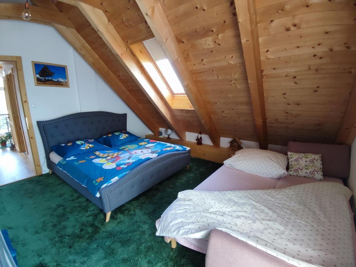 Vila Lesna House With A Garden 2 Minutes From The Center Of The Tatras Nova Lesna Luaran gambar